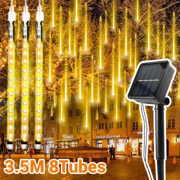 288 LED Solar Meteor Shower String Lights Tree Lamp / 100 LED String Light  Xmas