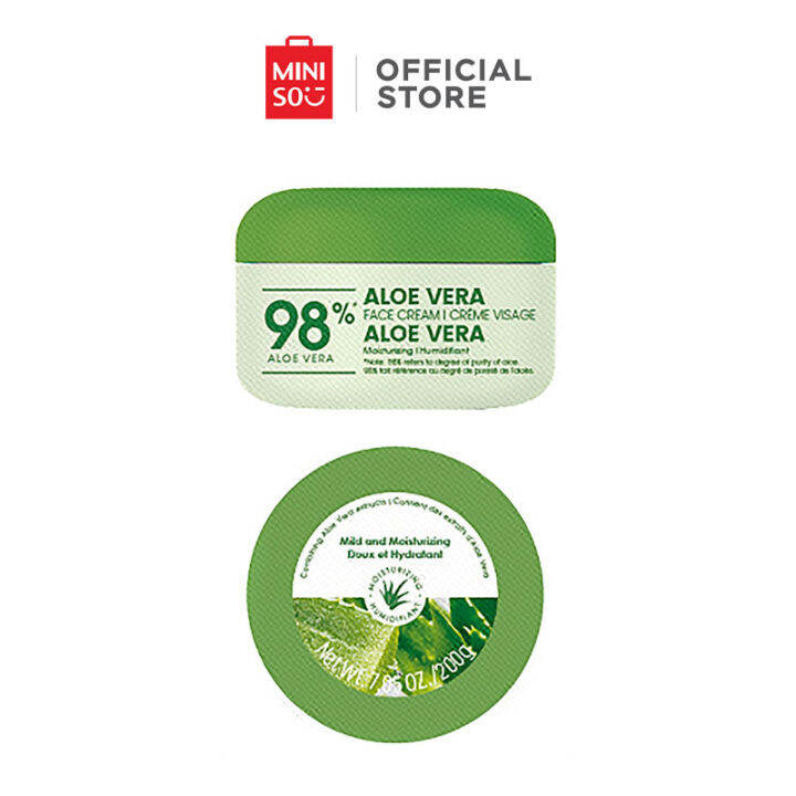 MINISO Aloe Vera Hydrating Face Cream Lazada PH