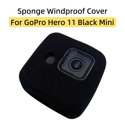 สำหรับ GoPro ฮีโร่11สีดำมินิกีฬากล้องฟองน้ำ Windproof ปกลดเสียงรบกวนโฟมกระจกกรณี Windslayer อุปกรณ์เสริม