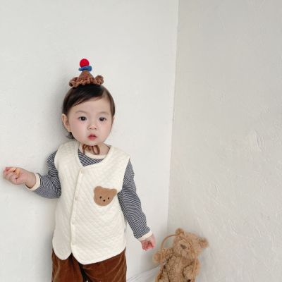 （Good baby store） Children Outerwear Coats Baby Girls Down Gilets Little Girls Winter Sleeveless Puffer Vest Jackets Kids Causal Warm Waistcoat