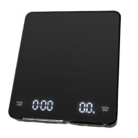 Smart Coffee Weighing Scale Portable Timer Weighing Scale High Precision Coffee Scales LCD Screen with Backlight Kitchen Gadgets Luggage Scales