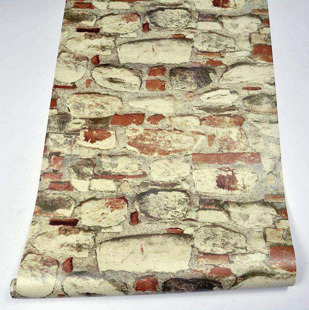 brick-stone-peel-and-stick-wallpaper-orange-white-vinyl-self-adhesive-contact-paper-waterproof-removal-wall-paper-for-home-decor