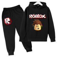 ROBLOX Kids Boys And Girls Hoodie + Pants Set Two-Piece Set Childrens Wear