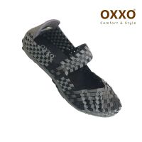OXXO รองเท้าผ้าใบ ยางยืด เพื่อสุขภาพ รองเท้าผ้าใบผญ รองเท้า แฟชั่น ญ รองเท้าผ้าใบใส่ทำงาน Elastic shoes น้ำหนักเบา 2A7051
