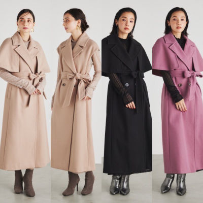 Cape Coat 2way เสื้อโค้ทจากญี่ปุ่น ใส่ได้2แบบ