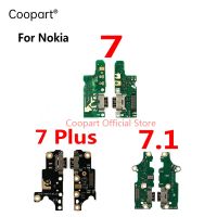 Typec Charger Board พอร์ตชาร์จ USB ปลั๊กแจ็ค Connector Flex Cable + ไมโครโฟน สําหรับ Nokia 7 Plus 7.1 7Plus