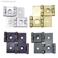 ☊□♙ 2PCS Double open Butt Hinges Metal Fold Hinge Jewelry Box Cabinet Connector Fittings Furniture Decorative Hardware Accessories