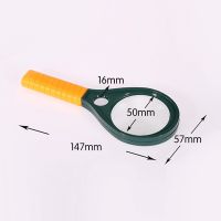 【HOT】 yiyin2068 5X 8X Dual Lens Handheld Racket Type Magnifying Glass