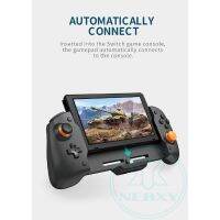 ตัวควบคุมด้ามจับเกม Gamepad Plug PD ชาร์จเร็ว ERGONOMIC Controller Pad Pro สำหรับ Nintendo SWITCH โหมดมือถือพร้อมการสั่นสะเทือนมอเตอร์คู่ Built-in 6-Axis Gyro และการออกแบบที่กันเหงื่อ