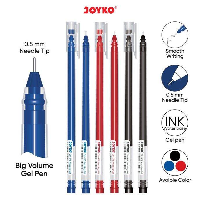 Gel Pen Pulpen Pena Joyko GP378 Amazing Gel 0.5 mm Lazada Indonesia