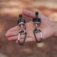 ✑❃ 1PCS Camping Magnetic Hook Multipurpose Outdoor Tent Canopy Carabiner Snap Clip D Type Lock Hanging Buckle Hook Canopy Accessory