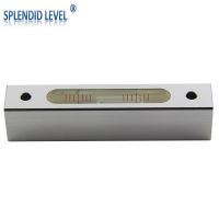 Metal spirit level bubble long strip spirit level measuring instrument