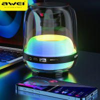 Awei Y386บลูทูธ5.1มินิลำโพงที่มีสีสัน LED ซับวูฟเฟอร์ไฮไฟกล่องเสียงแบบพกพา MP3เพลงคอลัมน์เสียงสำหรับพีซีมาร์ทโฟน