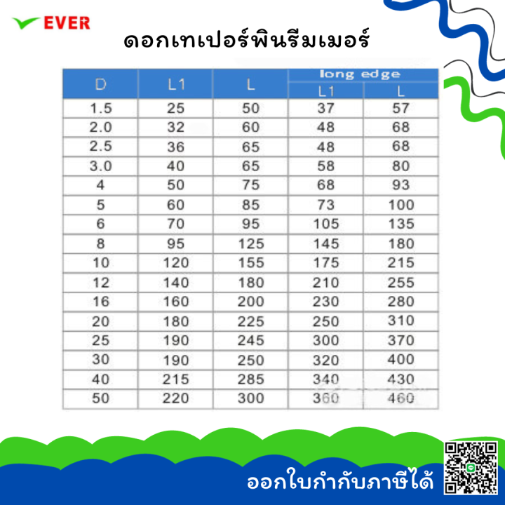 ดอกเทเปอร์พินรีมเมอร์-1-50ใช้งานด้วยมือ-3-12-มม-พร้อมส่ง-hand-taper-1-50-pin-reamer-hss-ct13a