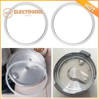 ELECTRONIC CIRCUIT 2Pcs ที่มีคุณภาพสูง เครื่องมือทำอาหารในครัว ทนความร้อนทน 18 20 22 24 26ซม. ยางซิลิโคนสีขาว ปะเก็น แหวนซีลหม้อความดัน แหวนปิดผนึก