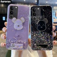 เคส V29E เคสสำหรับ VIVO V29 Pro,ใหม่เคสซิลิโคนนิ่มรูปดาวพระจันทร์ส่องแสงเป็นประกายวิบวับตัวการ์ตูนสำหรับ VIVO V29E V29 Pro เคสใส่โทรศัพท์