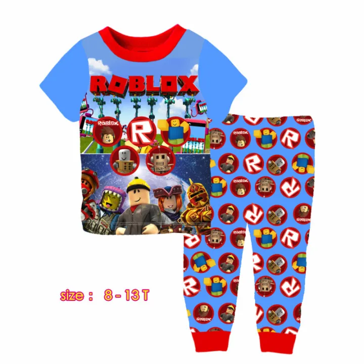 80193 Cuddleme roblox boy pyjamas/Baju Tidur/儿童睡衣 Lazada