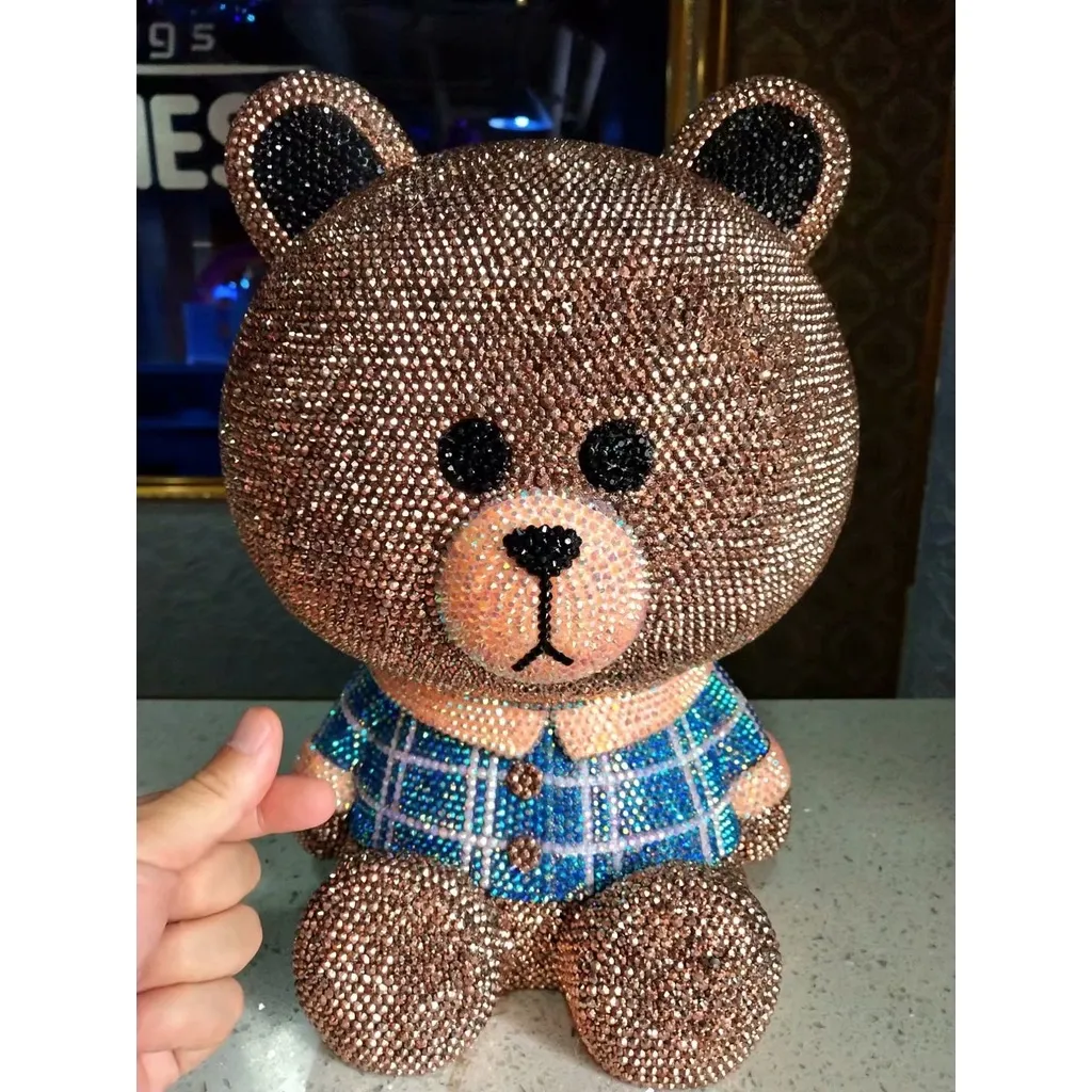 Gấu đính đá handmade Bearbrick size 23cm cao cấp cho mọi lứa tuổi  Mô hình  nhân vật  BiBiOnevn