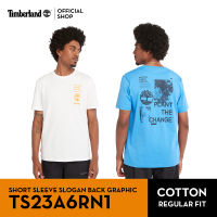 Timberland Men’s Short Sleeve Slogan Back Graphic Tee เสื้อยืด (TS23A6RN1)