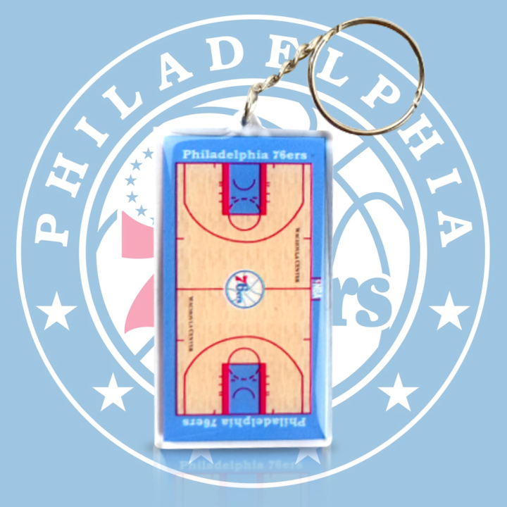 Basketball Court Philadelphia 76ers Keychain | Lazada PH