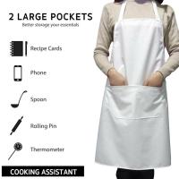 Lady Women White Apron Manufacturer Cleanroom Chef Cotton Custom Apr Cotton Pinafore Kitchen Apron Pattern H3I5