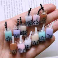 ✲ 1/12 Miniature Mini Pearl milk tea cup Drink Pretend Play food for blyth bjd Doll house Kitchen Accessories toys