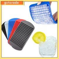 GOTORADE เครื่องดื่มโค้กผลไม้ ซิลิโคน 160 กริด ด้านสิ่งแวดล้อม เครื่องทำน้ำแข็ง ก้อนน้ำแข็งขนาดเล็ก แม่พิมพ์สี่เหลี่ยมเล็ก ถาดน้ำแข็ง