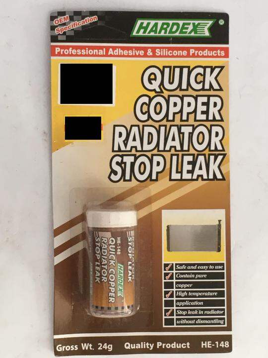 HARDEX QUIK COPPER RADIATOR STOP LEAK POWDER(SEBUK KARI) HE148 | Lazada