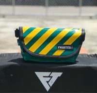 Fighter Collection Off-White คาดหน้าอก[พร้อมส่ง] เขียว-เหลือง