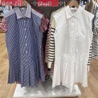 ◆☢Uniqlo ชุดเดรสสไตล์เสื้อเชิ้ตมีลายห้องลองเสื้อสำหรับบ้านฤดูร้อน458618/458620ความร่วมมือกับนักออกแบบใหม่