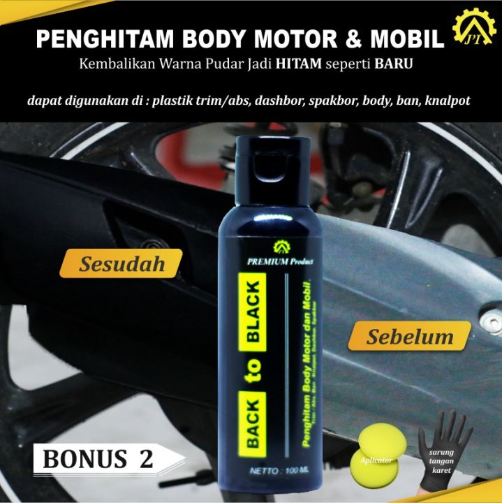 Penghitam Body Motor Permanen Original 100 Premium Penghitam Dasbor Motor Penghitam Dashboard 4378