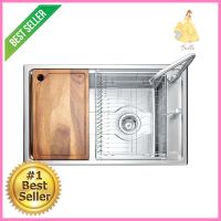 ซิงค์ฝัง 1หลุม MEX TD76 สีเงินBUILT-IN SINK MEX TD76 1B STAINLESS STEEL **ทักแชทได้ค่ะ ยินดีบริการ**