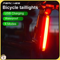 Bike Rear Lights LED Bicycle Tail Light Usb Charging Waterproof Safety Warning Cycling Flashlight Lantern Bicycle Accessories