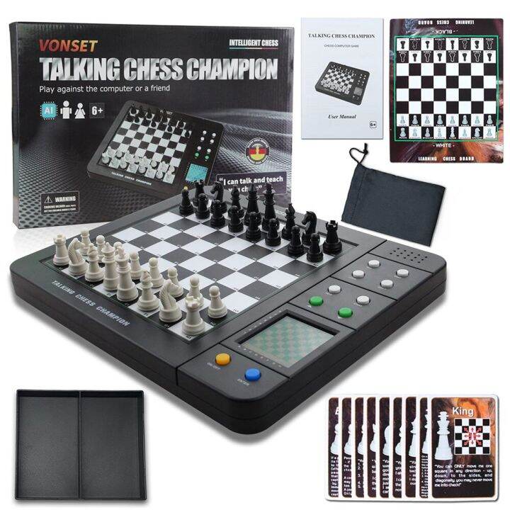 Electronic Chess Game Chess Piece Sensory Board LCD Screen