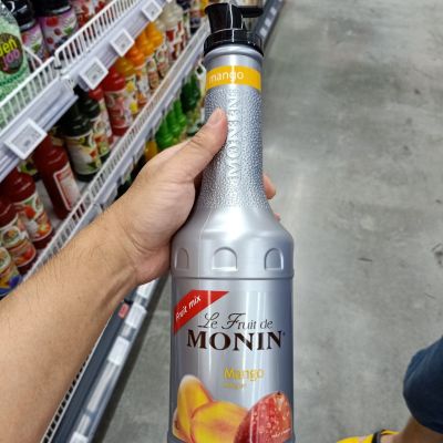 อาหารนำเข้า🌀 Mango mango sauce mixed with MONIN MONIN MANGO PUREE 1 liters