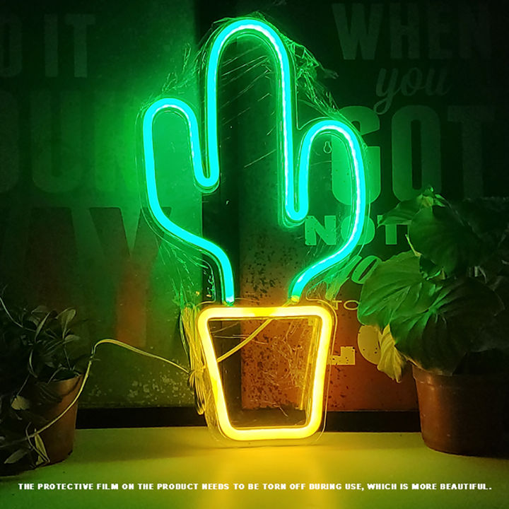 night-ligh-usb-powered-banana-cactus-pineapple-coconut-tree-love-popsicle-hello-rose-led-backplane-neon-lights-for-bedroom-decor