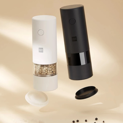 Youpin Huohou Electric Automatic Mill Pepper And Salt Grinder LED Light 5 Modes Peper Spice Grain Pulverizer For Cooking 🔥พร้อมส่ง🔥