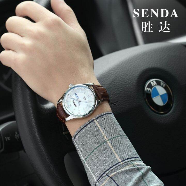 leather-strap-watch-mens-korean-version-simple-waterproof-student-quartz-fashion-sports-retro