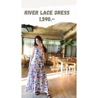 river flowers lace dress