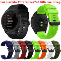 สายรัดซิลิโคน22มม. สีดำสายรัดข้อมือสำหรับ Garmin Forerunner 745 255 Venu 2กีฬากำไลข้อมือสำหรับนาฬิกา Huawei GT 2e/วิ่ง/แอคทีฟ/42มม./46มม. อุปกรณ์นาฬิกา