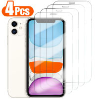 4Pcs Full Cover Protection Glass On the For iPhone 13 12 11 Screen Protector For iPhone 6s 7 8 Plus 11 13 Pro X XR XS MAX Glass