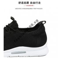 Breathable Summer Men Sneakers Sport Shoes Size 39-45 Light Weight Man Lace-up Casual 5 Colors Black White Red