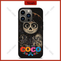 Disny Coco Face Art Phone Case for iPhone 14 Pro Max / iPhone 13 Pro Max / iPhone 12 Pro Max / Samsung Galaxy Note 20 / S23 Ultra Anti-fall Protective Case Cover 1378