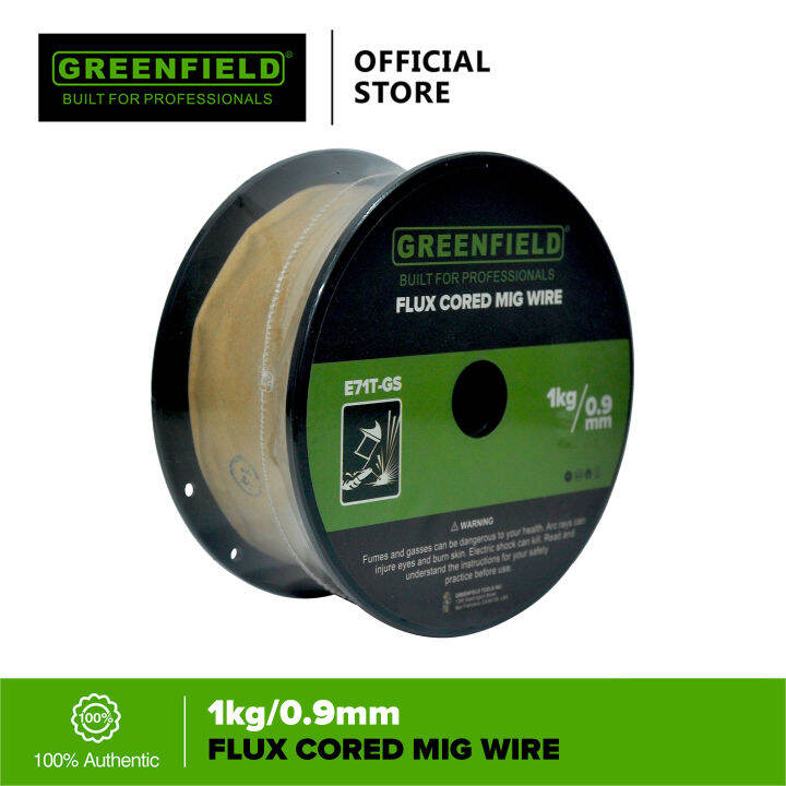Greenfield Flux Cored Wire E72TGS 0.9MM 1.0KG Welding Tools Lazada PH