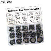 【2023】200pcs Rubber O Ring O-Ring Washer Seals Watertightness Assortment Different Size With Plactic Kit Set