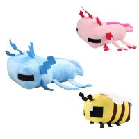 【hot】 30cm Axolotl Kawaii Stuffed Dolls Soft Game Peluche Birthday for Children Kids Xmas
