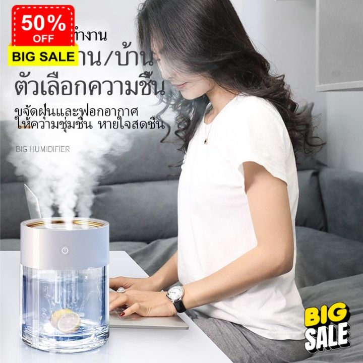 เครื่องพ่น-aroma-เครื่องทำความชื้น-เครื่องพ่นไอน้ำ-nocclili-air-humidifier-2000ml-เครื่องฟอกอากาศ-พ่นไอน้ำ-เครื่องพ่นอโรม่า-เครื่องพ่นไอน้า-เครื่องพ่นไอนำ