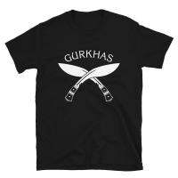 Gurkhas ทหารเนปาลอังกฤษอินเดียเนปาล kukri มีดกองทัพรอยัลปืนไรเฟิลเสื้อยืด