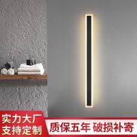 Waterproof outdoor RGBCW colorful wall lamp garden villa lamp minimalist corridor lighting engineering strip light atmosphere light ❤