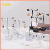 OSIDE 3pcs รูปตัวที แท่นโชว์เครื่องประดับ อะคริลิค โลหะสำหรับตกแต่ง ชั้นวางเครื่องประดับ น้ำหนักเบามาก ชั้นเก็บของชั้น ของใช้ในครัวเรือน